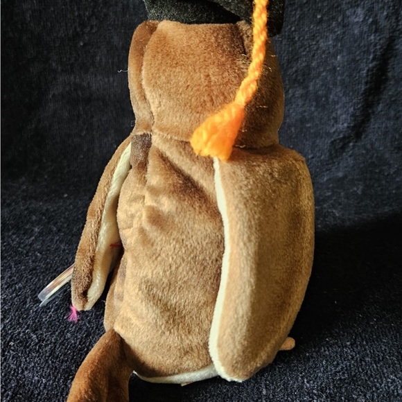 TY Original Beanie Baby of Wise the Owl - Picture 3 of 5